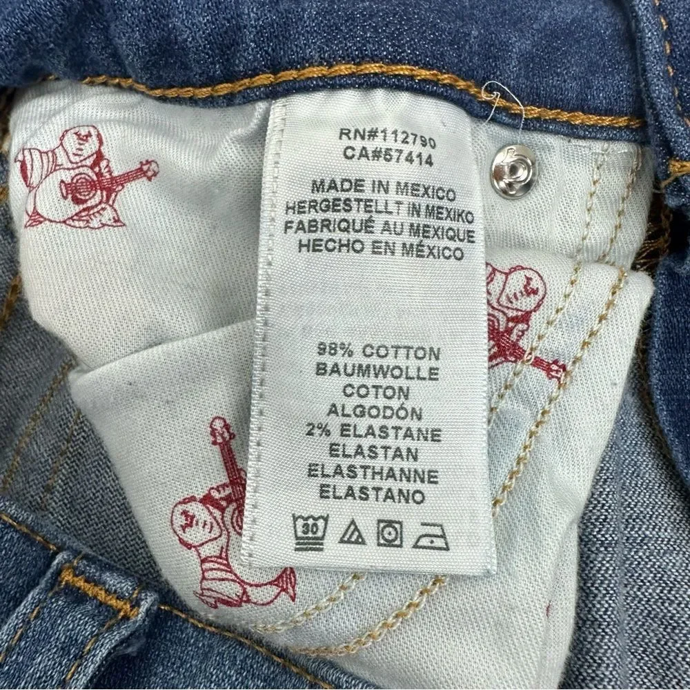 True Religion Men’s size 28 x 33 Skinny Flap Stretch Jeans